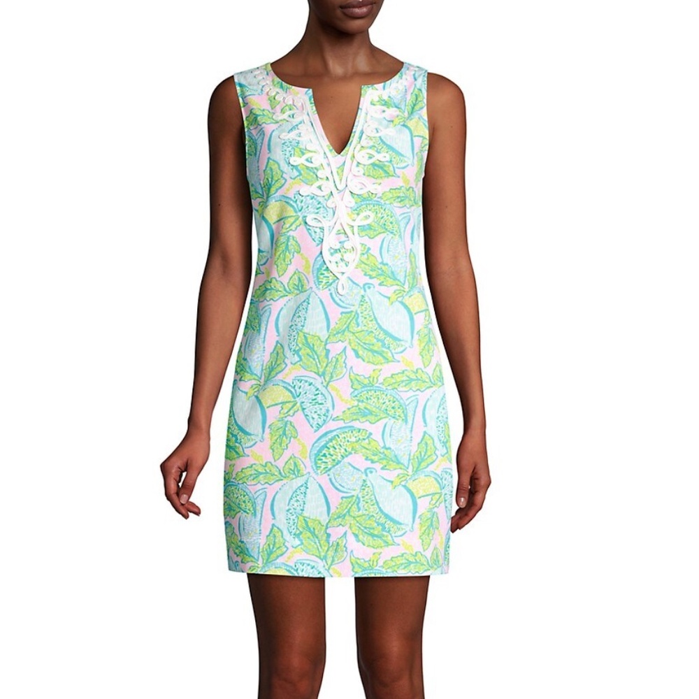 Lilly Pulitzer Urchin Pink Vitamin Sea Harper Dress